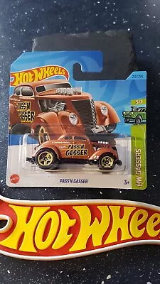 Buy Hot Wheels ~ Pass 'N Gasser, Metallic Brown, S/Card.  More Gasser H/W's Listed!! • 3.39£