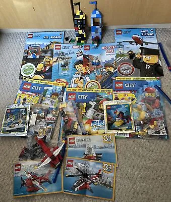 Buy LEGO Magazine Bundle With Lots Of Extras & Creator Set 31057 10 Minifigures • 18£