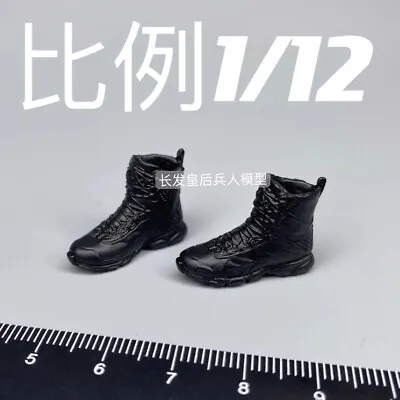 Buy Hot Toys 1/12 Scale Male&Female Combat Boots Model Fit 6''  Action Figure Body • 20.39£