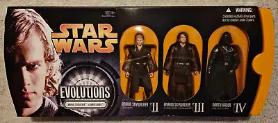 Buy Star Wars Evolutions Anakin Skywalker To Darth Vader 3-pack New Jedi To Sith Mib • 49.99£