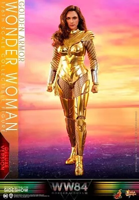 Buy 1984 Wonder Woman Golden Armor Deluxe 1/6 Scale Hot Toys Action Figure New • 389.72£