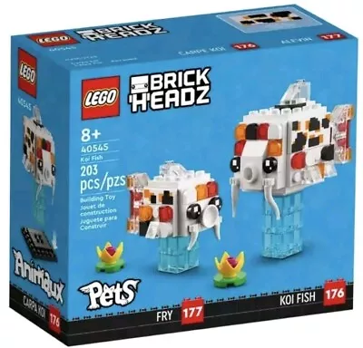 Buy LEGO 40545 Brickheadz Koi Fish & Fry Retired Set New Sealed Free Post A • 36.99£