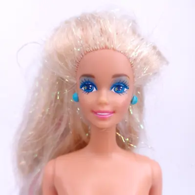 Buy 1991 Mermaid Barbie Doll Vintage Mattel With Blue Pink Stripe • 20.07£