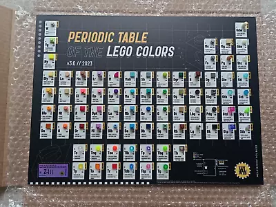 Buy LEGO Periodic Table Of Colours Version 3 (More Colours)     B • 75£
