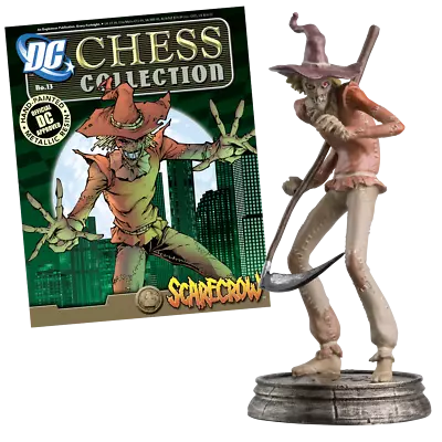 Buy EAGLEMOSS DC CHESS COLLECTION ISSUE 13 SCARECROW BLACK PAWN - No Magazine Includ • 8.99£
