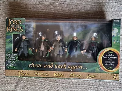 Buy Lord Of The Rings-FotR-THERE AND BACK AGAIN-4 1/2  Figs By ToyBiz 2003. M.I.S.B • 49.95£