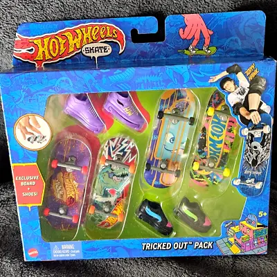 Buy 2022 Hot Wheels Tricked Out Pack Tony Hawk EXCLUSIVE Boards & Purple Shoes • 11.41£