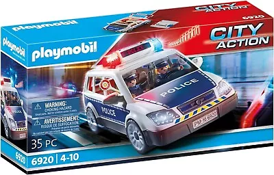Buy Playmobil 6920 City Action Police Squad Car With Lights And Sound Multicolor • 22£