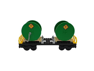 Buy Lego® 9V RC TRAIN Railway 60052 Waggon Carriage Cargo Rolling WAGON CAR • 32.35£