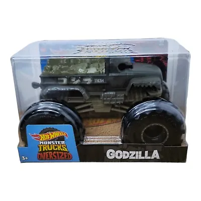 Buy Hot Wheels Monster Trucks Oversized - Godzilla  -  1: 24 Scale Free P&p • 16.95£