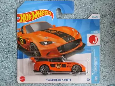 Buy Hot Wheels H4HJ 069 2015 MAZDA MX-5 MIATA Orange 2024 69/250 HJ Case • 3.75£