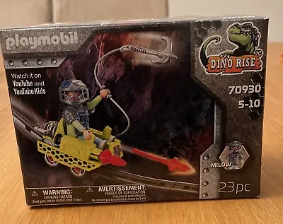 Buy PLAYMOBIL Dino Rise 70930 Mine Cruiser, Mine Cart With Cannon • 8.95£