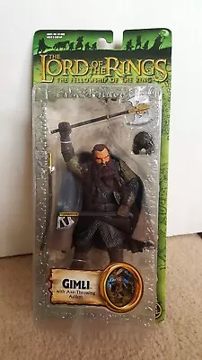 Buy Lord Of The Rings Fellowship Of The Ring - Gimli Axe Throwing Action Figure • 25£
