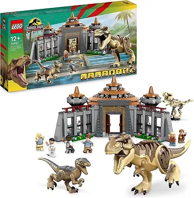 Buy LEGO 76961 Jurassic Park 30th Visitor Centre T Rex & Raptor Attack New In Box • 90£