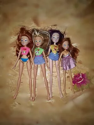 Buy Winx Club I Love My Pet Simba Mattel Biker Doll TLC Lot Roxy Bloom Flora Dolls • 30.73£