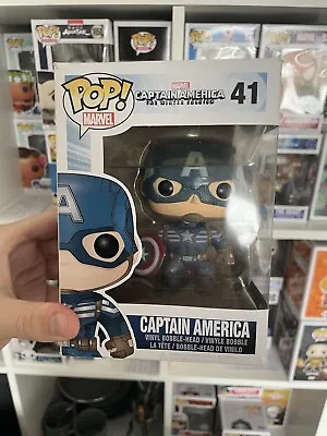 Buy Captain America 41 Funko POP! Marvel The Winter Soldier [Box Is Used Condition] • 11.95£