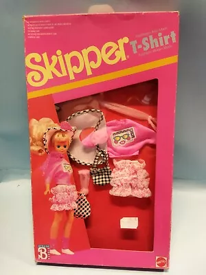 Buy Barbie Skipper - Dress T-Shirt - Mattel Skipper Dress Vintage '80 • 15.42£