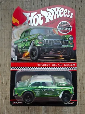 Buy Hot Wheels RLC Exclusive '55 Chevy Bel Air Gasser Triassic-Five Green HGW21 • 40£