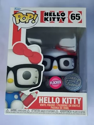 Buy Funko Hello Kitty #65 Vinyl Figure Flocked With Glasses Special Edition New • 19.95£