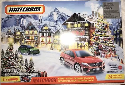 Buy Matchbox Advent Calendar 24 Days For Christmas Set W/ 11 Vehicles 13 Accessories • 43.42£