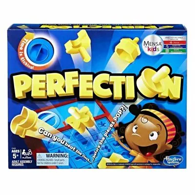 Buy Hasbro Gaming Perfection Game For Preschoolers And Kids Ages 5 And Up, Popping • 19.20£
