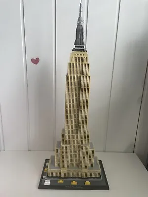 Buy LEGO ARCHITECTURE Empire State Building Set 21046 With Manual And Original Box • 139.99£