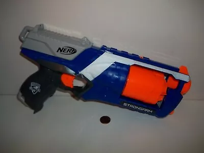 Buy Nerf N-Strike Strongarm Blaster Gun Pump Action 6 Shooter, Blue, Combine Postage • 4.99£