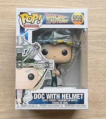 Buy Funko Pop Back To The Future Doc With Helmet #959 + Free Protector • 23.99£