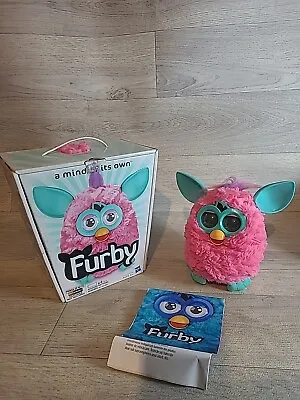 Buy Furby Boom Pink Blue Teal Interactive Electronic Toy Pet Hasbro 2012 Vgc Boxed • 24.99£