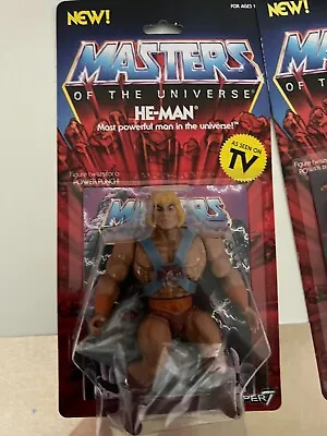 Buy SUPER 7 MASTERS OF THE UNIVERSE HE-MAN VINTAGE ACTION FIGURE NEW! Heman • 40£