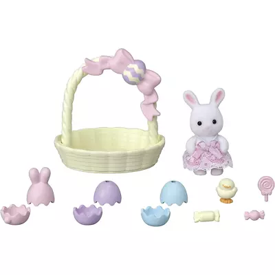 Buy Sylvanian Families Hoppin' Easter Set With Snow Rabbit Baby Character Figure • 17.99£