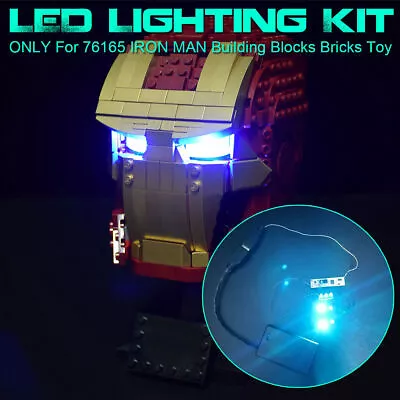 Buy Game Of Bricks LED Light Kit ONLY For LEGO Iron Man Helmet 76165 • 20.28£