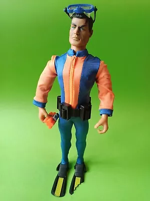 Buy Action Man Scuba Diver, Hasbro ©1995 With Flippers, Mask And Dynamite! • 19.99£