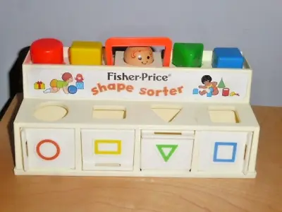 Buy Vintage 1970's Fisher Price Classic Shape Sorter Complete And In Good Condition • 7.99£