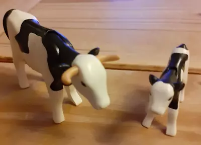 Buy Playmobil- Farm Life - Cow & Calf Figures • 5£