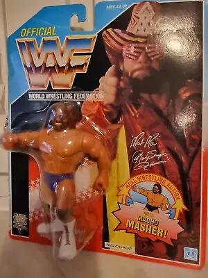 Buy WWF WWE HASBRO Action Figure MACHO MAN RANDY SAVAGE Re-MOC Wrestling Open • 4.77£