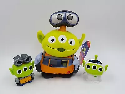 Buy Disney Remix WALL-E Alien Soft Toy & WALL-E & Eve Alien Funko Pop Figures • 4.99£