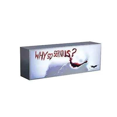 Buy Hot Toys DC The Dark Knight Trilogy Light Box Joker Why So Serious ? • 39.99£