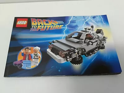 Buy LEGO Ideas 21103 The DeLorean Time Machine - Instructions Only - Used • 9.99£