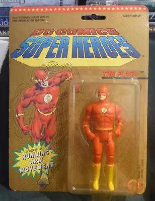Buy The FLASH DC Comics Super Hero  With Running Arm Movement Action Figure 1990 • 19.99£