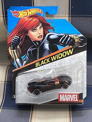 Buy HOT WHEELS MARVEL Black Widow #18 CHARACTER CAR • 9.50£