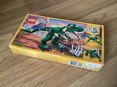 Buy LEGO 31058 Creator Mighty Dinosaurs Toy, 3 In 1 Model,T. Rex,Triceratops,Pheroda • 11.99£