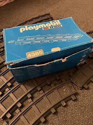 Buy Playmobil 4385 Train Tracks 12 Curved Pieces With Original Box • 19£