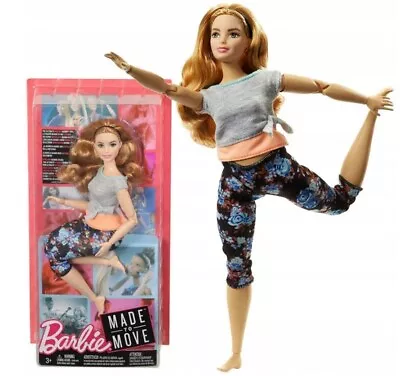 Buy Mattel BARBIE Doll MADE TO MOVEABLE FLORAL FTG84 • 51.30£
