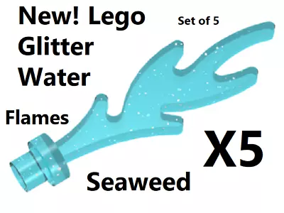 Buy Lego Glitter Water Flame Trans Blue Pretty Glittery Minifigure Fishing Fish Tank • 2.79£