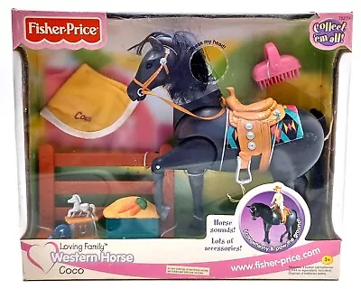 Buy 2001 Fisher-Price Loving Family Figure: Western Horse Coco / Horse / NrfB, Original Packaging • 46.23£