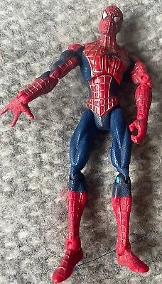 Buy Spider-Man 3 The Movie - Super Articulated Spider-Man Action Figure A74 • 15£