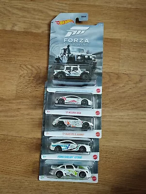 Buy HOT WHEELS Forza Motorsport Complete Full Set Of 5 Cars Porsche Ford Land Rover • 24.98£