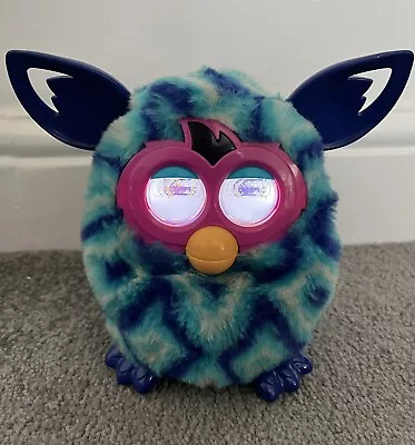 Buy Furby Boom Blue Diamonds Hasbro Interactive Electronic Toy 2013 Tested Working • 14.99£