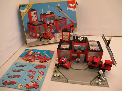 Buy ( AH 1 ) Lego 6385 Fire Station Classic With OVP & BA 100% Complete Used • 99.10£